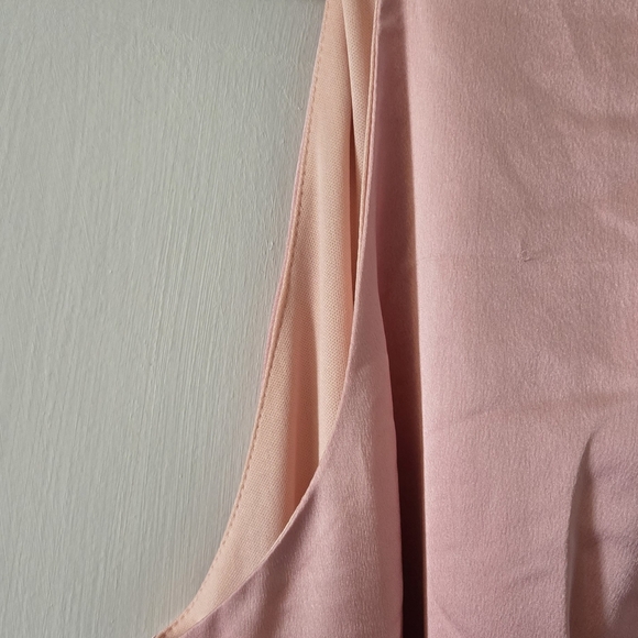 NWT Satin Frill Midi Wrap Dress, Rose, Size 12 - Picture 10 of 14